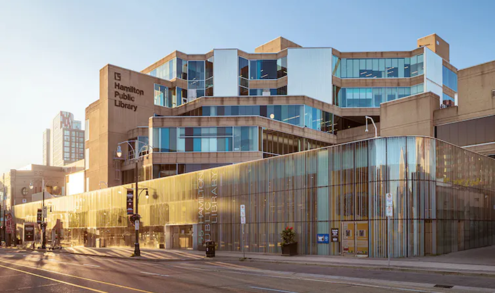 Hamilton Public Library Exterior